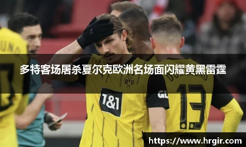 多特客场屠杀夏尔克欧洲名场面闪耀黄黑雷霆